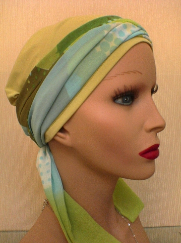 Bindeturban mit Band 18